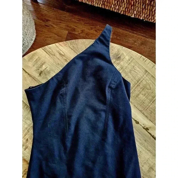 T Alexander Wang One Strap Black Mini Dress Women's Size Small Black - Picture 2 of 7